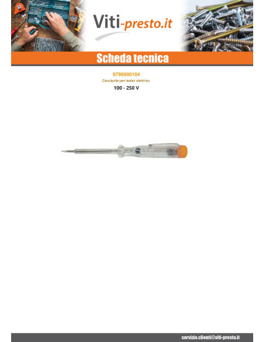 1 x Cacciavite cercafase