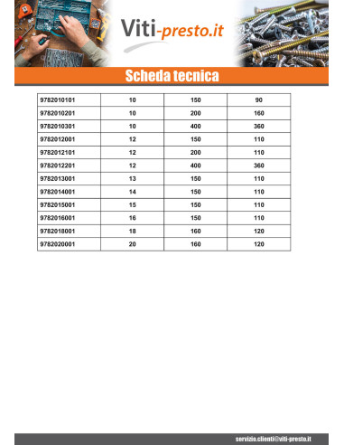 1 x Punta per calcestruzzo 7X100