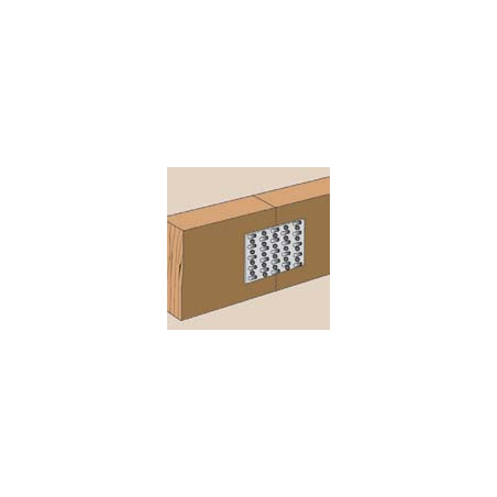 1 x PIATTO con CHIODO Sendzimir 75X200