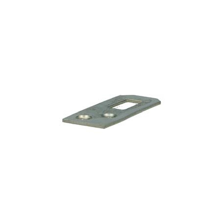 1 x Piastra Porta CAPPOTTO Zincate 20X60