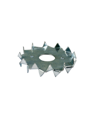 1 x CRAMPONE Da Telaio Doppio DENTI 75X26 Zincate