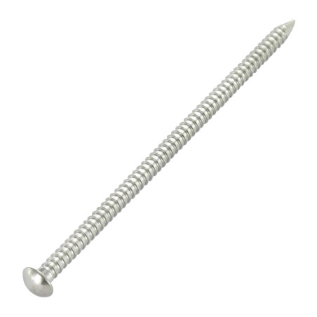 1 x Kg di chiodo Acciaio Inox A4 Testa Poelier ANELLATO 2,5X60