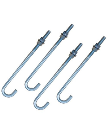 1 x Bullone A J M18X357 Filettata Su 150 +2...