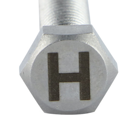 1 x Vite Per Metalli Testa Esagonale 8X35 Acciaio Inox A4 con incisione di lettere "H"