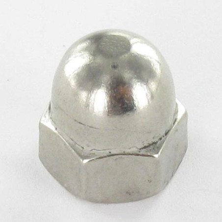 1 x Dado cieco M6 Acciaio Inox A4