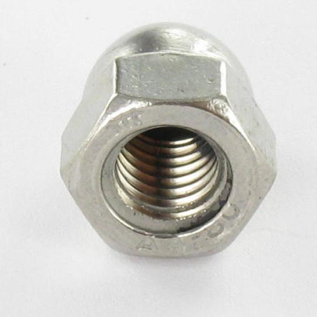 1 x Dado cieco M6 Acciaio Inox A4