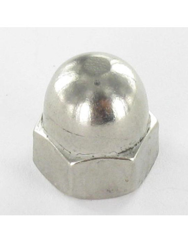 1 x Dado cieco M10 Acciaio Inox A4