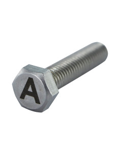 Vite Per Metalli Testa Esagonale 8X35 Acciaio Inox A4 con...