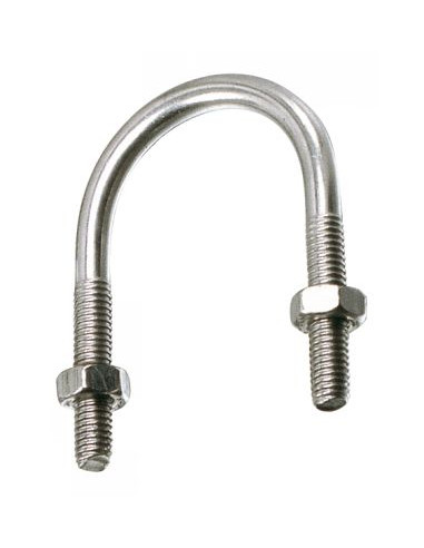 1 x Abaescon Acciaio Inox A2 Fondo Tondo con...