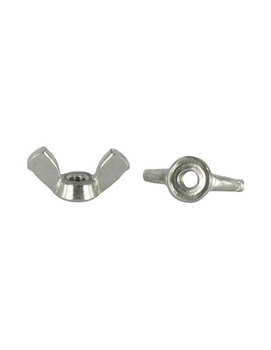 1 x Dado a farfalla M8 Acciaio Inox A4