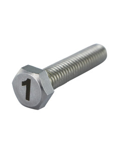 Vite Per Metalli Testa Esagonale 8X35 Acciaio Inox A4...