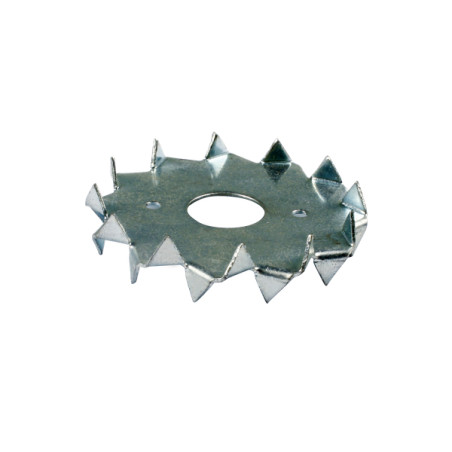 1 x CRAMPONE Da Telaio Doppio DENTI 48X17 Zincate