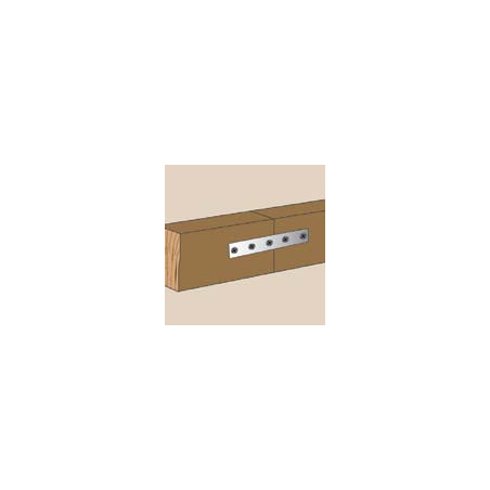 1 x Piastra Da CONNESSIONE STRETTO Zincate 15X80