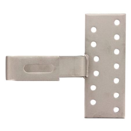 1 x Gancio per pannello solare 180X70X6 Acciaio Inox A2