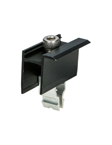 1 x Pinze Fissaggio SOLARE 35X55 Alluminio Nero