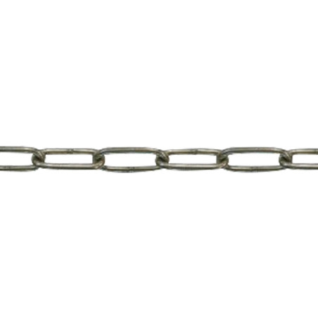 1 x M Catena con POSTA lungo Diametro 4 Acciaio Inox A4 (Venduto Al Metro)