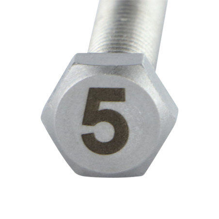1 x Vite Per Metalli Testa Esagonale 8X35 Acciaio Inox A4 Lettera Di Incisione FIGURA 5