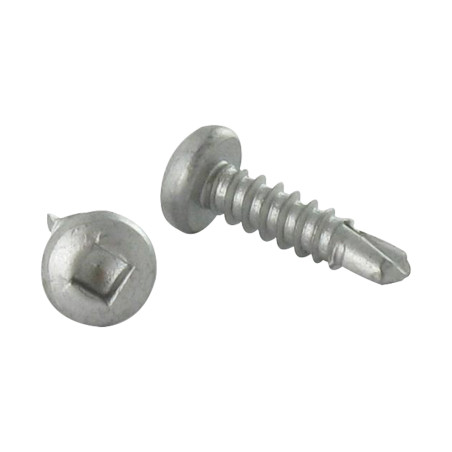 1 x Vite Autoperforante Testa Cilindrica Quadrato 4.8X25 Acciaio Inox Aisi 410