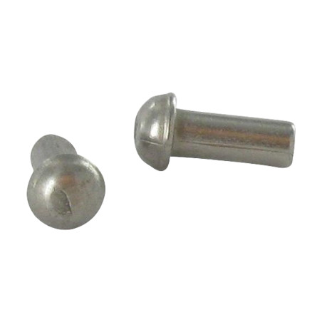 1 x Rivetto Testa Poelier Acciaio Inox A2 3X8