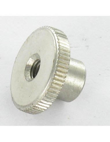 1 x Dado RUOTE Tipo Alto M2.5 Acciaio Inox A1