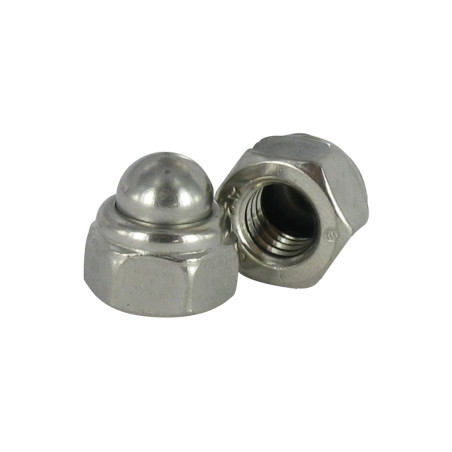 1 x Dado cieco Autobloccanti M10 Acciaio Inox A2