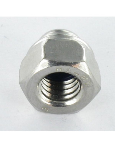 1 x Dado cieco Autobloccanti M10 Acciaio Inox A2