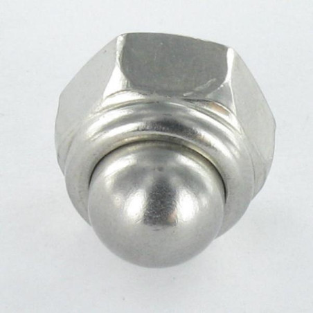 1 x Dado cieco Autobloccanti M10 Acciaio Inox A2