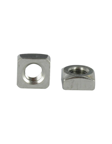 1 x Dado Quadrato Acciaio Inox A2 M12 19X19X10