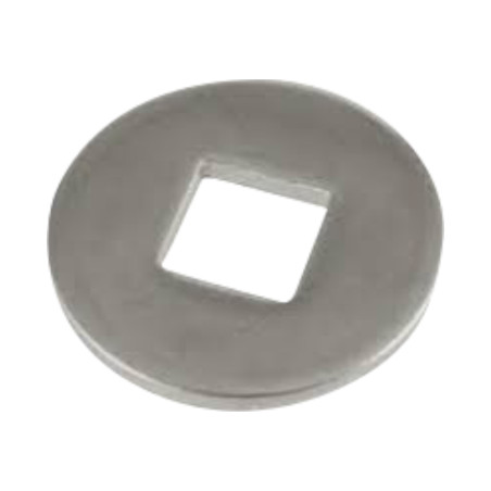1 x Rondella Per Strutture In Legno Foro Quadrato Acciaio Inox A2 11X34X3