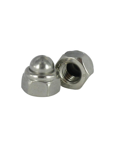 1 x Dado cieco Autobloccanti M12 Acciaio Inox A2