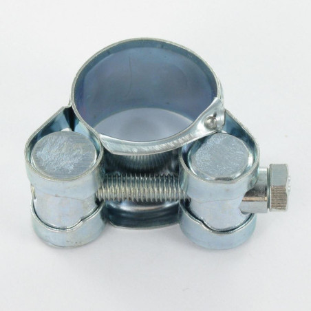 1 x Morsetto Snodato Per Tubi Spessi E Rinforzati Acciaio Zincato W1 Diametro 64 con 67