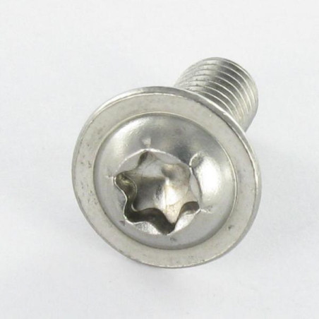 1 x Vite Per Metalli Testa Bombata Flangia T40 M8X20 Discussione completa Acciaio Inox A2