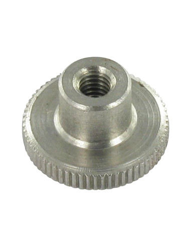 1 x Dado RUOTE Tipo Alto M5 Acciaio Inox A1