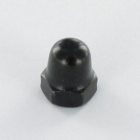 1 x Dado cieco Acciaio Inox A2 Nero M5 Nero