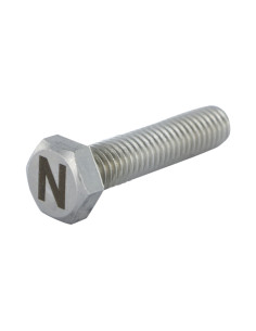 Vite Per Metalli Testa Esagonale 8X35 Acciaio Inox A4 con...