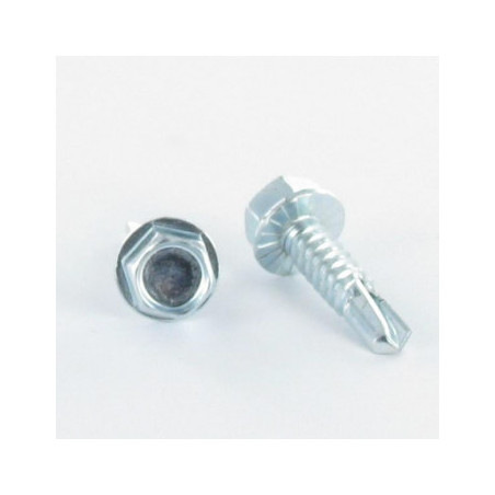 1 x Vite Autoperforante Testa Esagonale 4.8X25 Acciaio Inox Aisi 410