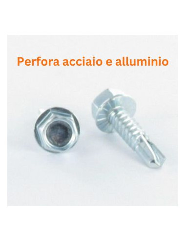 1 x Vite Autoperforante Testa Esagonale 4.8X25...