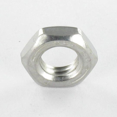 1 x Dado Esagonale Basso/Controdado M14 Spessore 7 Acciaio Inox A2