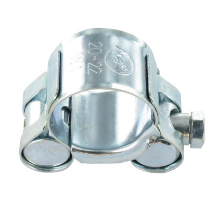 1 x Morsetto Snodato Per Tubi Spessi E Rinforzati Acciaio Zincato W1 Diametro 48 con 51