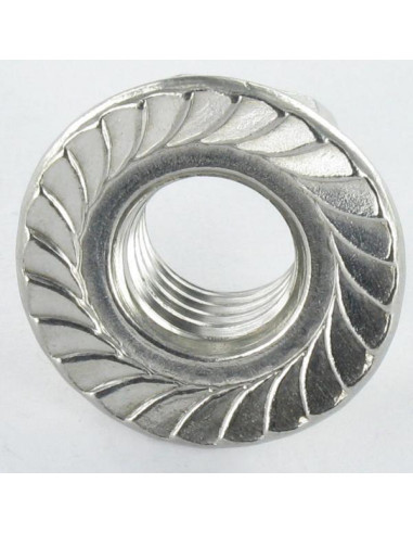 1 x Dado esagonale Acciaio Inox A2 Flangia...