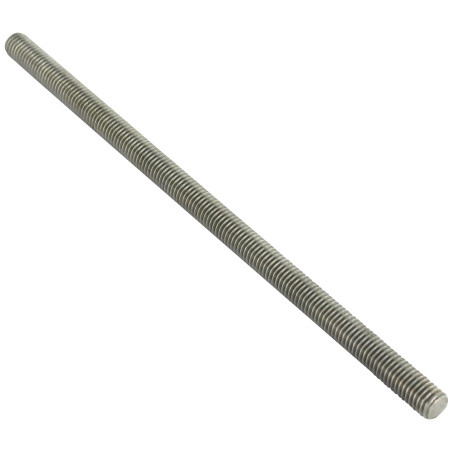 1 x Barra Filettata 1/4 Unc Lunghezza 0,9 milioni 3 PIEDI Acciaio Inox A2