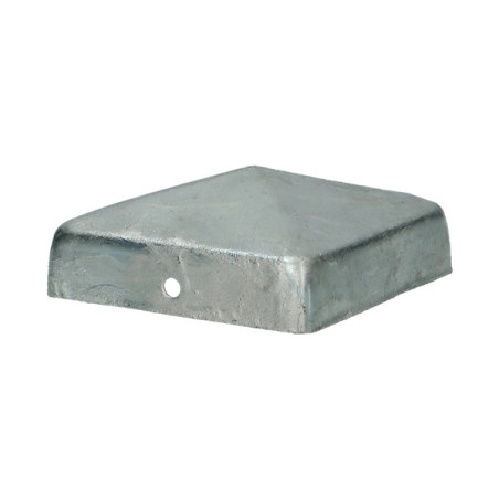 1 x Cappuccio per palo 71X71 Acciaio Inox A2