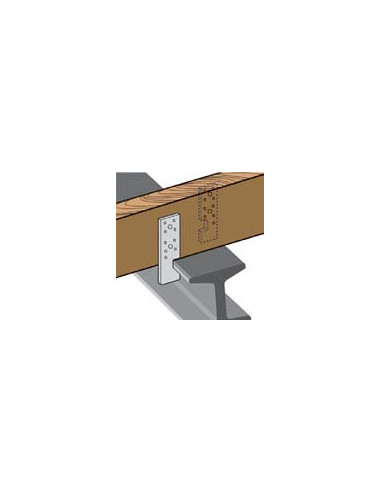 1 x Ancoraggio IPN Legno Sendzimir 40X175