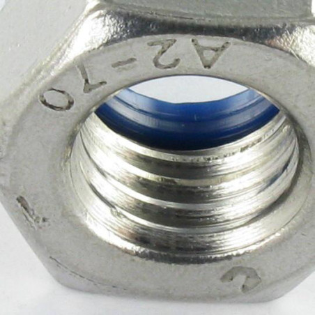 1 x Dado autobloccante Acciaio Inox A2 M16