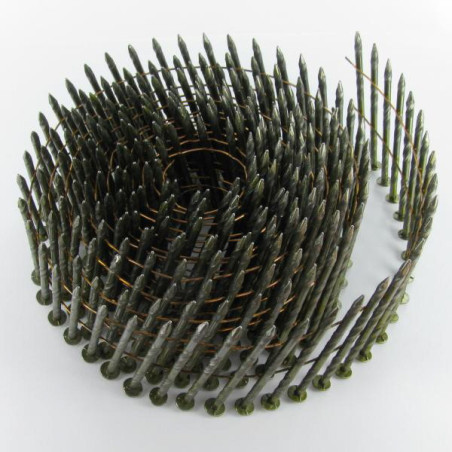 1 x Venduto In Rotoli 400 Chiodo Acciaio Grezzo Testa Piatta 2,1X30