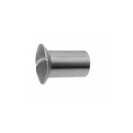 1 x Vite FINESTRA Testa Forata Bombata Con Intaglio M8X10 10X15 Diametro Della Testa: 15 Acciaio Inox A2