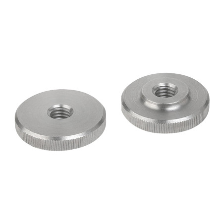 1 x Dado MOLE Tipo Basso M3 Acciaio Inox A1