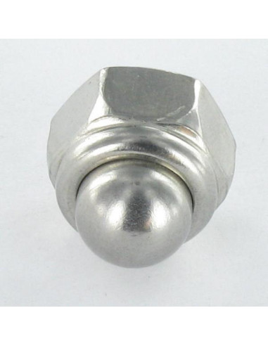 1 x Dado cieco Autobloccanti M6 Acciaio Inox A2