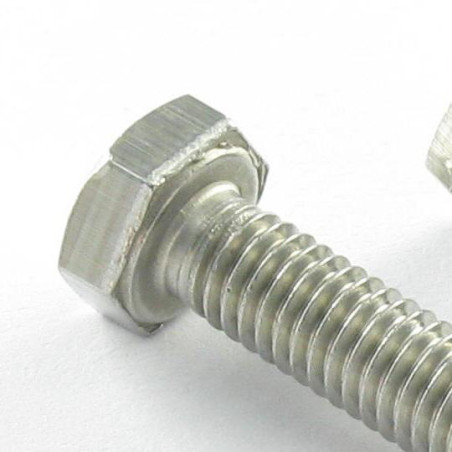 1 x Vite Per Metalli Testa Esagonale M3X25 Acciaio Inox A4 microviti