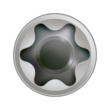 1 x Spax Vite Per Decking Testa Cilindrica T25 5X40 Acciaio Inox A2
